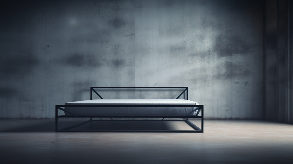 cb23 metal bed frame minimalist style popular in 2023 photograp 1e3a44f3 9c8c 477b b439 0a4adcf10c6a 常見床架類型解析：從單人床架、收納床架到床架訂製